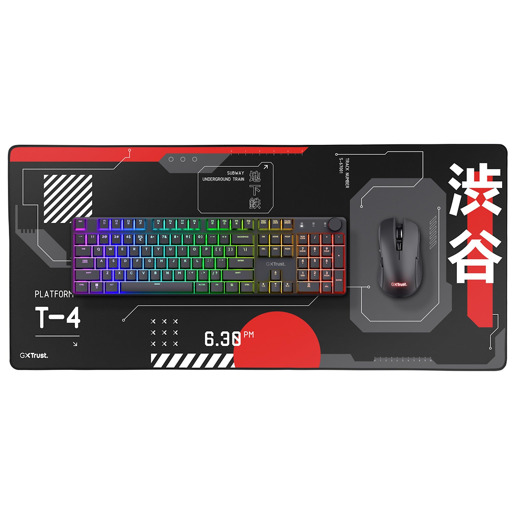 TRUST 25716 - Gaming Mousepad XXL Grau