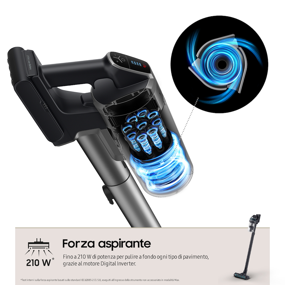 SAMSUNG VS20C852FTB - Samsung Jet 85 Premium Akku-Staubsauger Midnight Blue