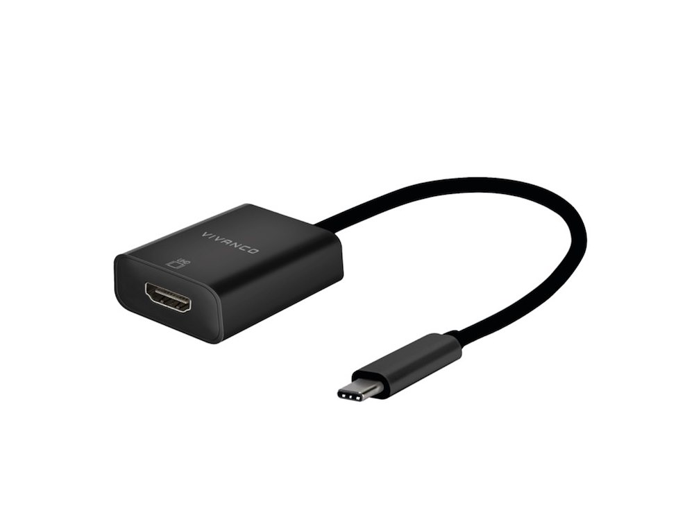 VIVANCO VVITADHDMITCW - USB-C zu HDMI Adapter
