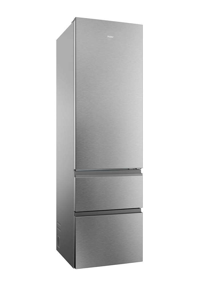HAIER HTR3620CNMG - Kombi Kühlschrank Silber 414L