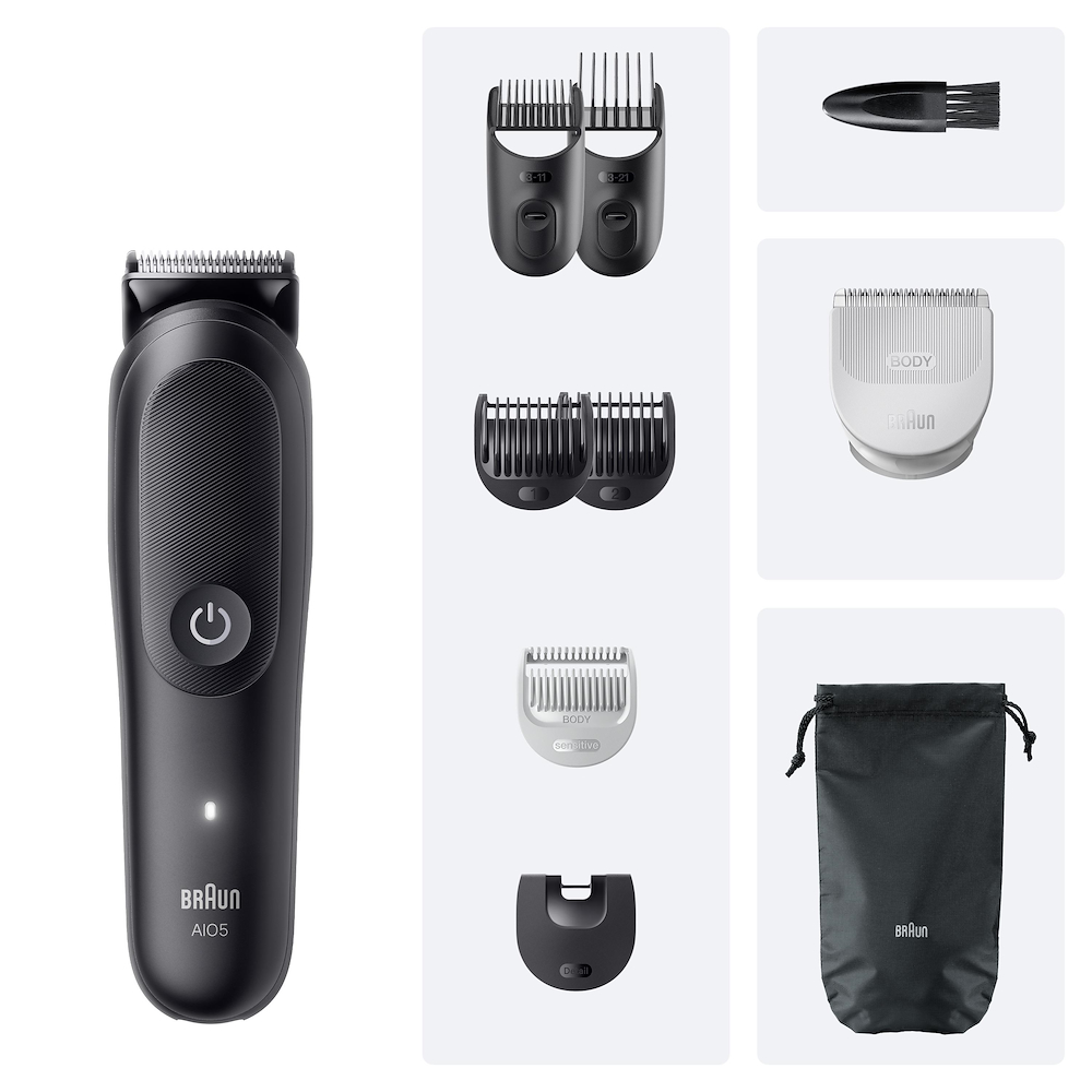 BRAUN AIO5540 - Braun All-in-One Trimmer 9in1 für Körperpflege