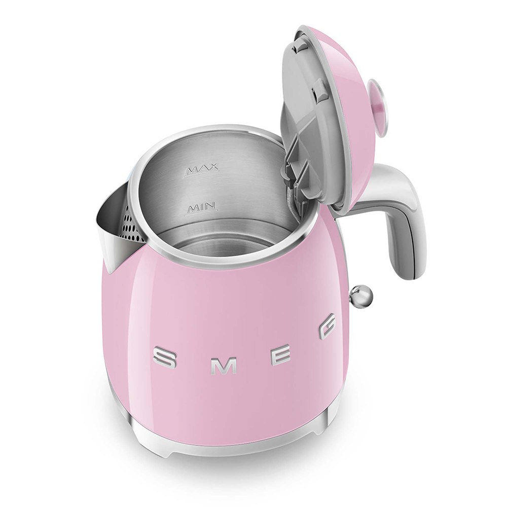 SMEG KLF05PKEU - Mini-Wasserkocher im 50er Jahre Stil Rosa