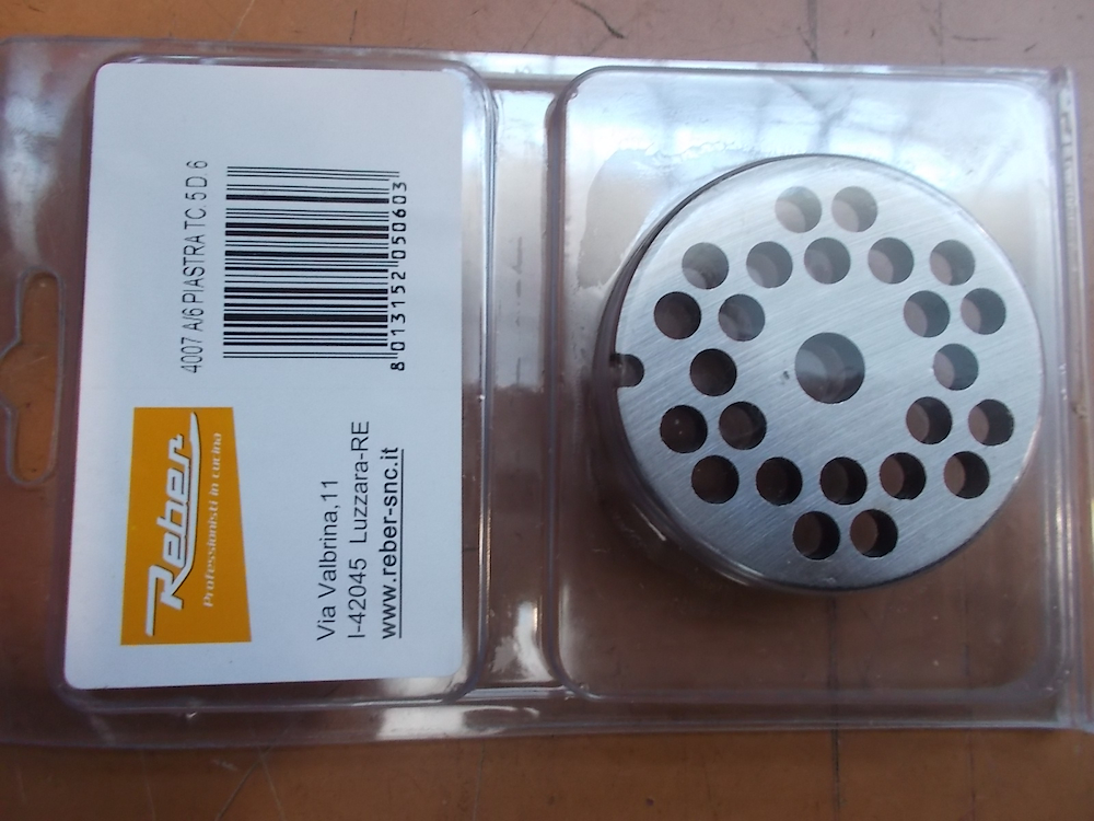 REBER 4017A6 - Stahlplatte TC5 mit 6mm Löchern