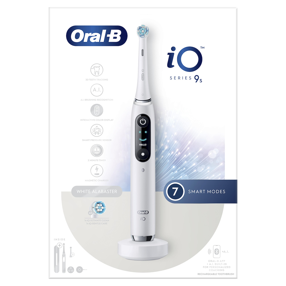 ORAL-B IO9SWHITE - Oral-B iO Series 9 Elektrische Zahnbürste White Alabaster