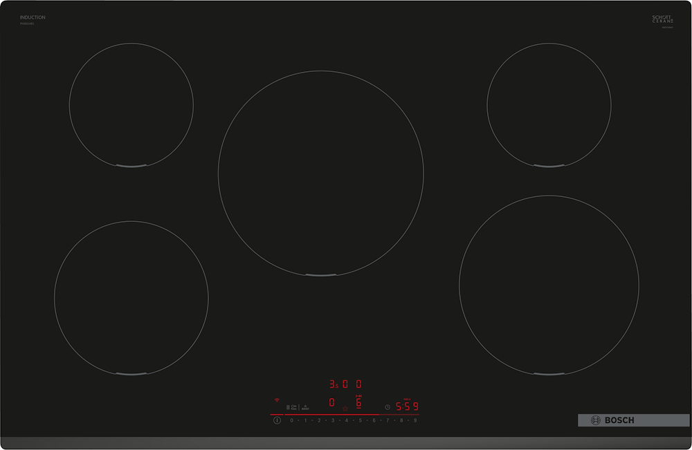 BOSCH PIV831HB1E - Induktionskochfeld 80 cm in Schwarz