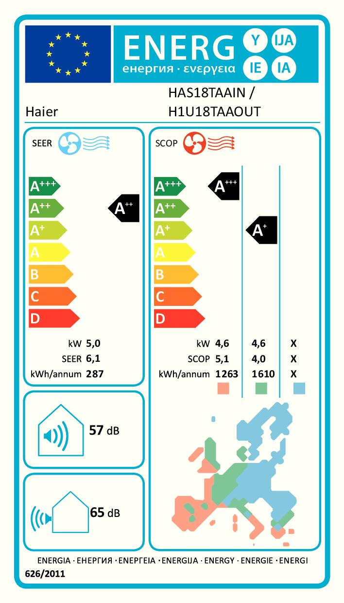 HAIER HAS18TAAIN - Haier Trendy Klimaanlage 18000 BTU