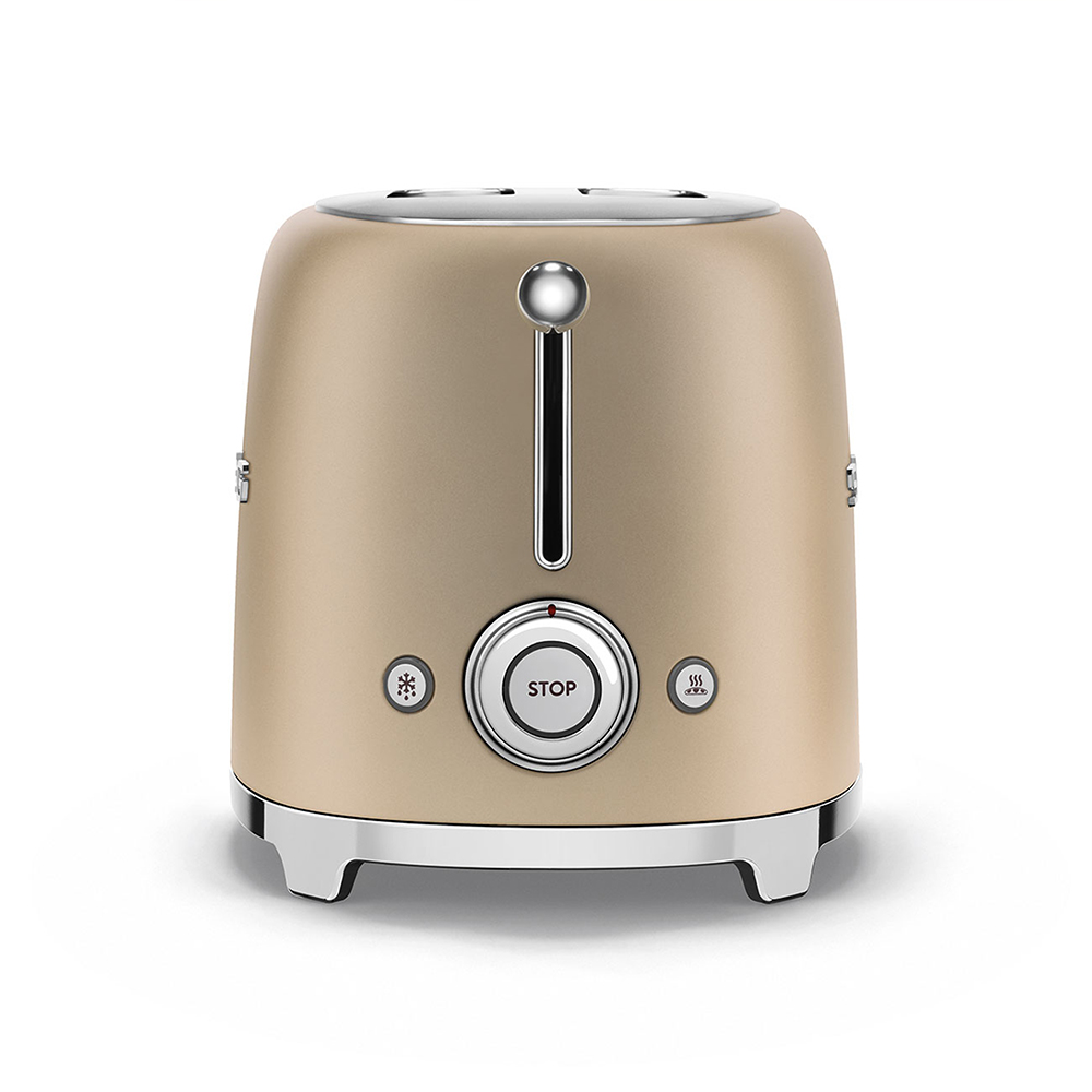 SMEG TSF01CHMEU - Toaster 50er Jahre Gold