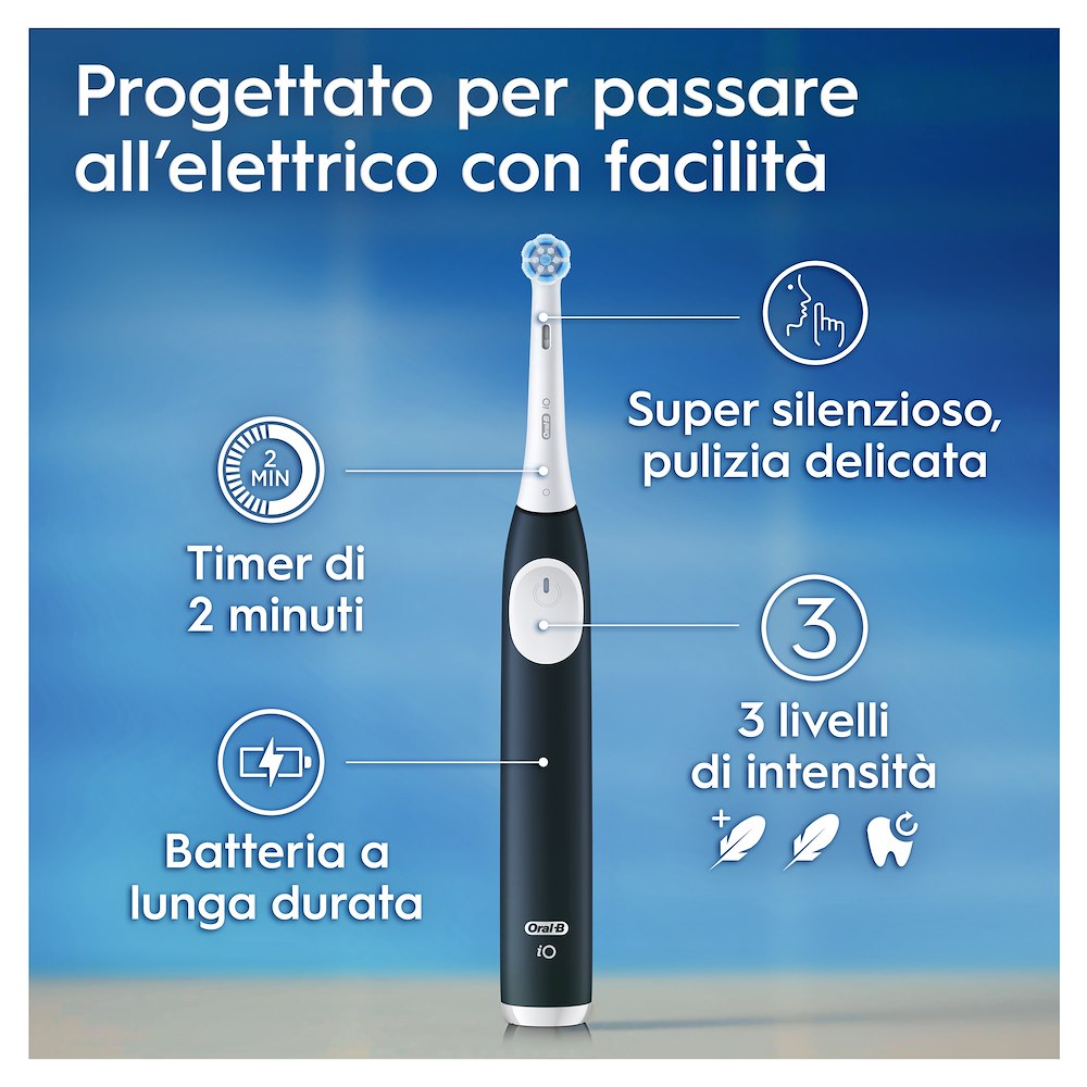 ORAL-B IO2DUONEROVERDE - SPAZZOLINO ELETTRICO NERO VERDE
