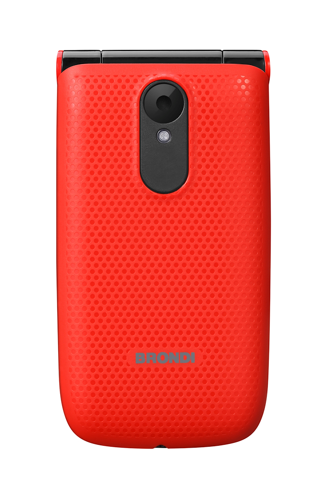 BRONDI MAGNUM4ROSSO - Brondi Magnum 4 Rot Dual-SIM Handy