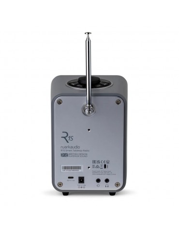 RUARK AUDIO RKR1SMDGR - Ruark Audio R1S – Smart-Radio mit DAB+, Internet-Radio und Bluetooth​