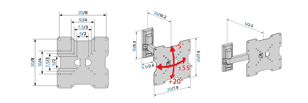 MELICONI 580458 - Flatstyle FR 200 TV Halterung
