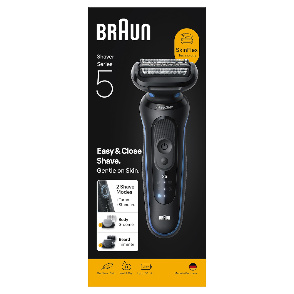 BRAUN 52B1650S - Elektrorasierer Wet&Dry