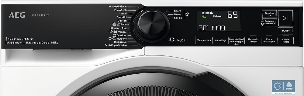 AEG XLR7FH11YV - Waschmaschine 11KG mit Dampffunktion