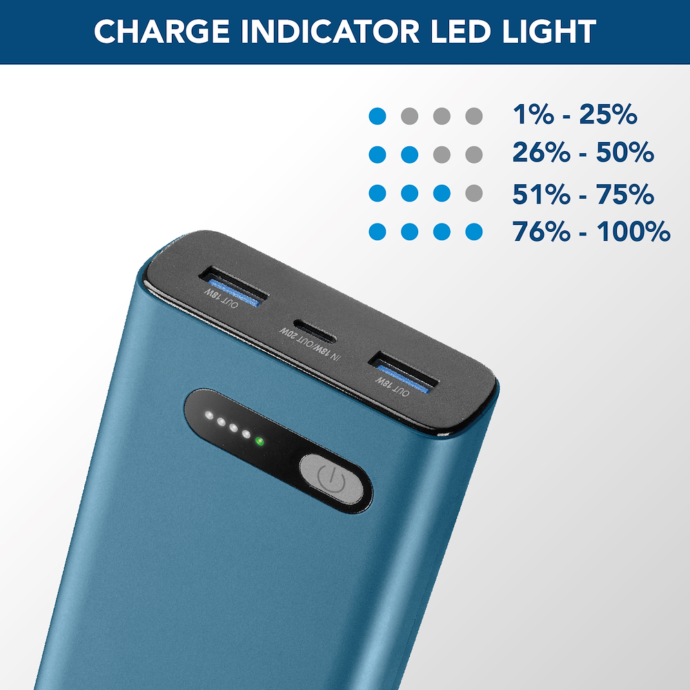 CELLULAR LINE PBFAST01PD20000G - Powerbank 20000mAh Grün