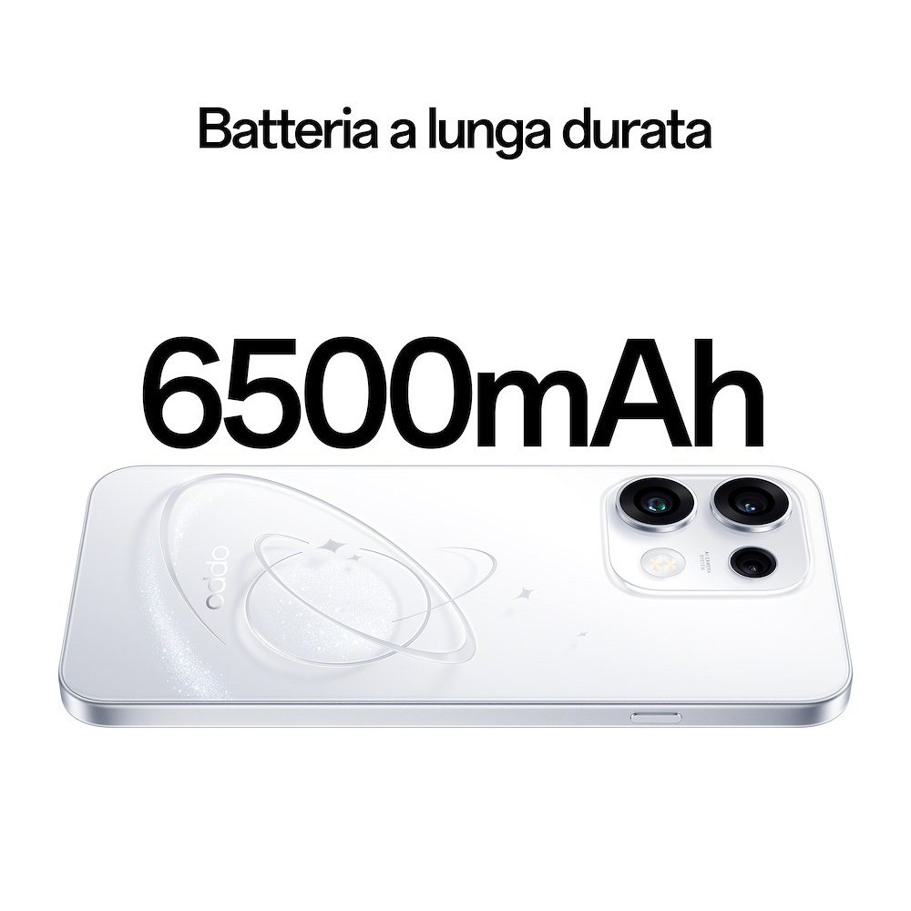 OPPO RENO16F5GPOPWHITE - Smartphone 5G mit Triple-Kamera