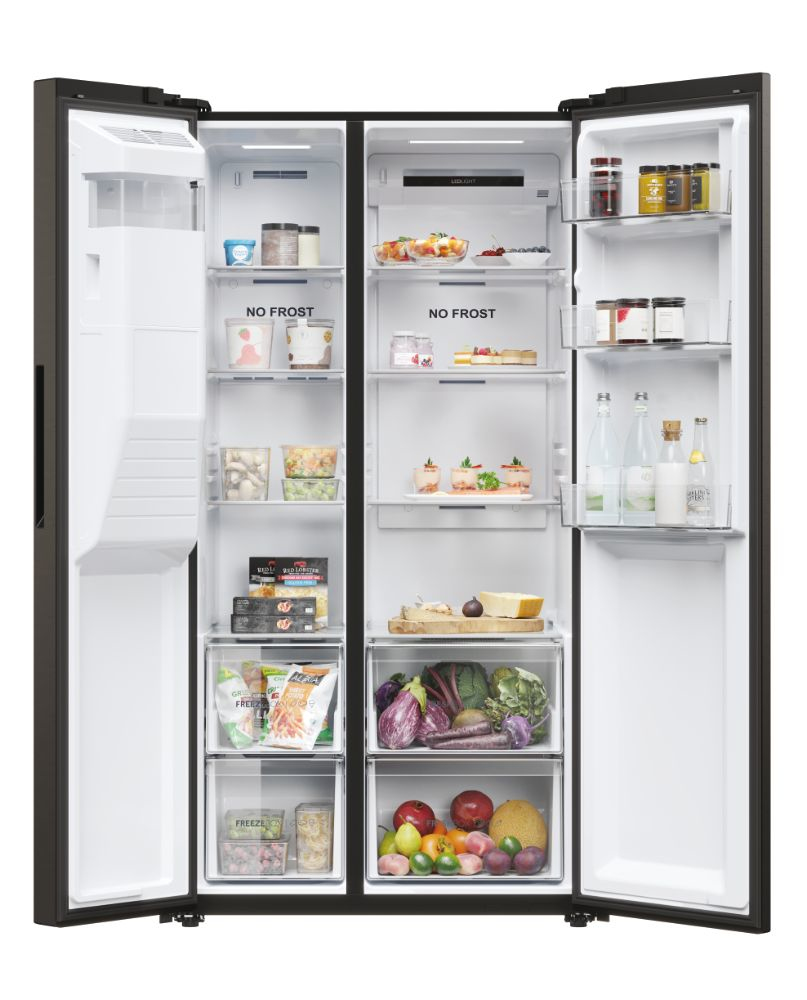 HAIER 34005237 - Side-by-side Kühlschrank 511L Schwarz