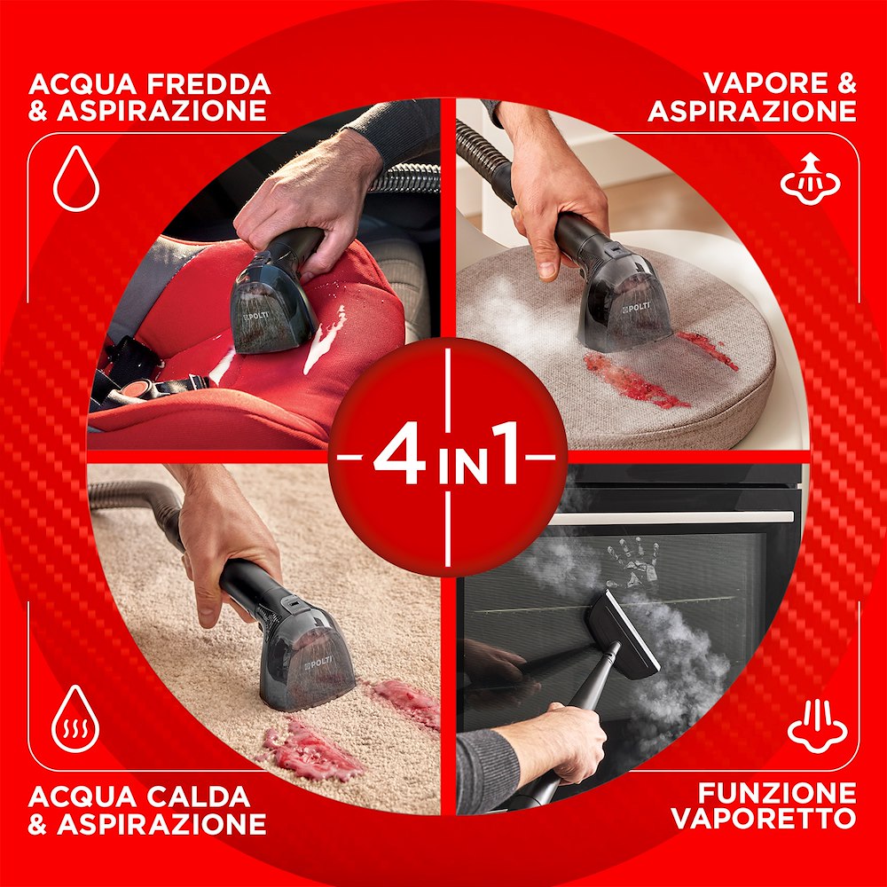 POLTI PTEU0325 - Dampfreiniger 2000W 4in1