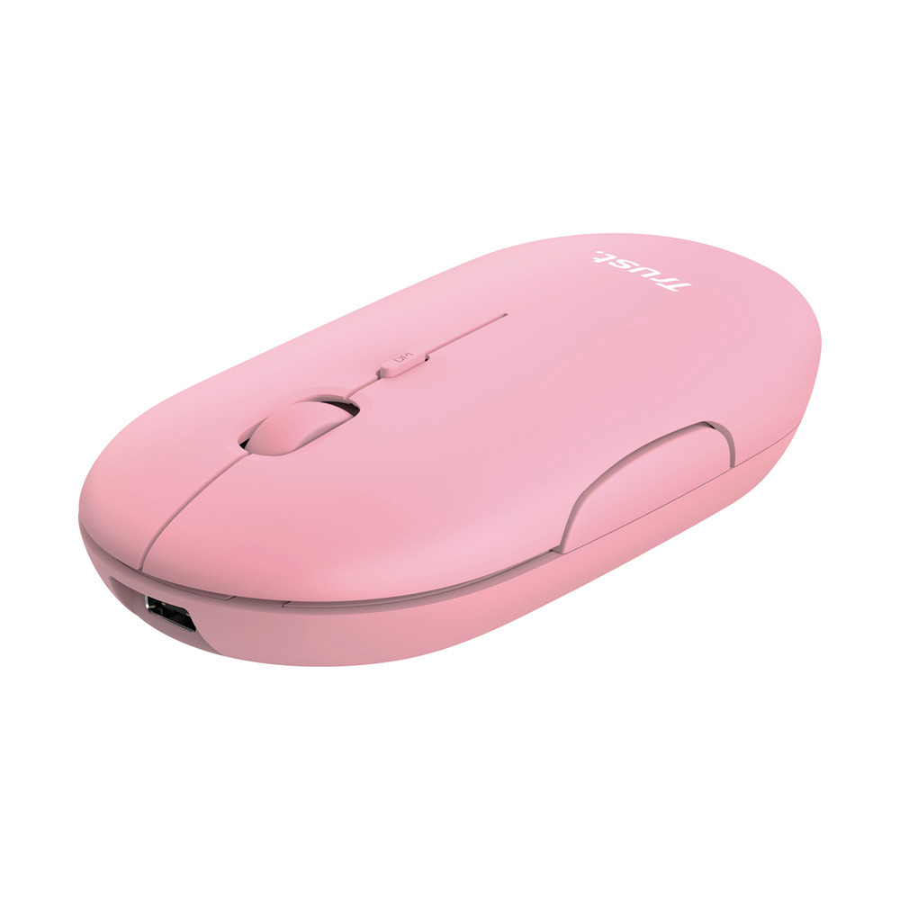 TRUST 24125 - Wiederaufladbare Wireless Maus Puck Rosa