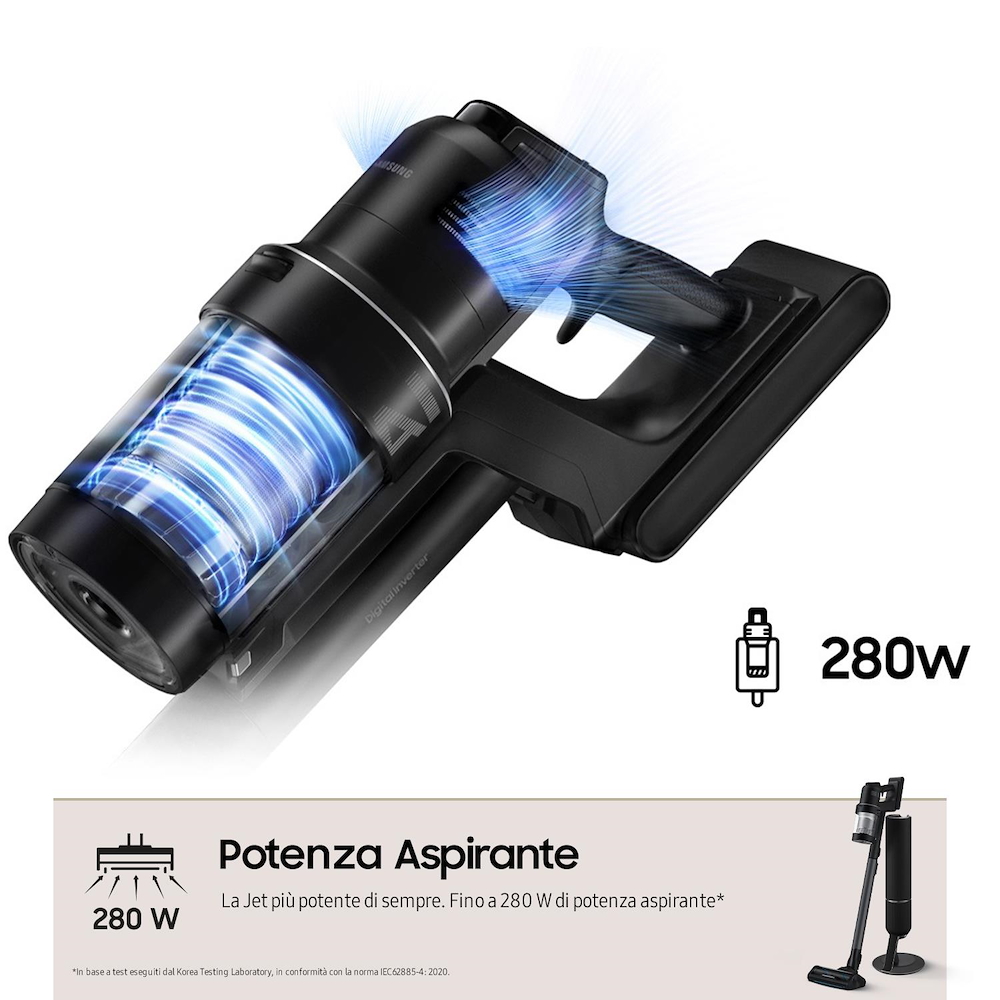 SAMSUNG VS28C9784QK - Samsung BESPOKE Jet AI Akku-Staubsauger VS28C9784QK