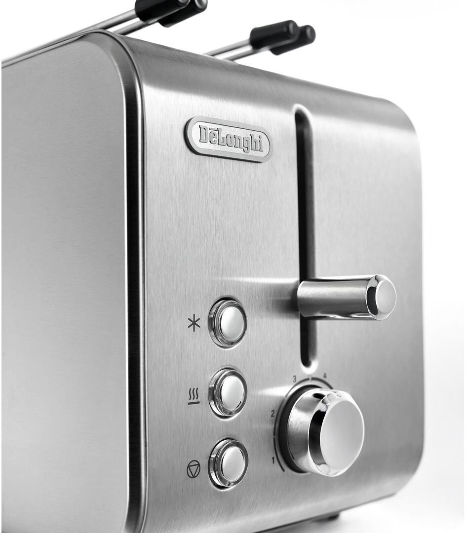 DE LONGHI CTX2203ST - De'Longhi Toaster CTX2203 Stahl