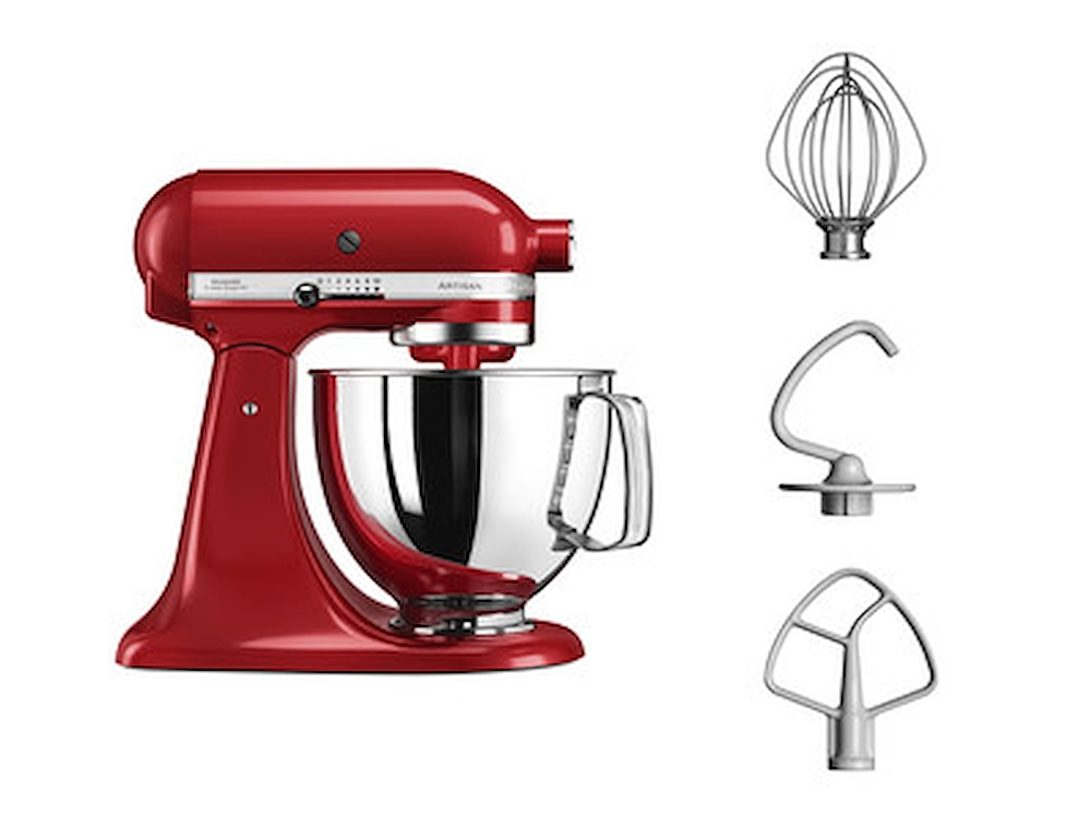 KITCHENAID 5KSM125EER - 4,8L Küchenmaschine in Rot