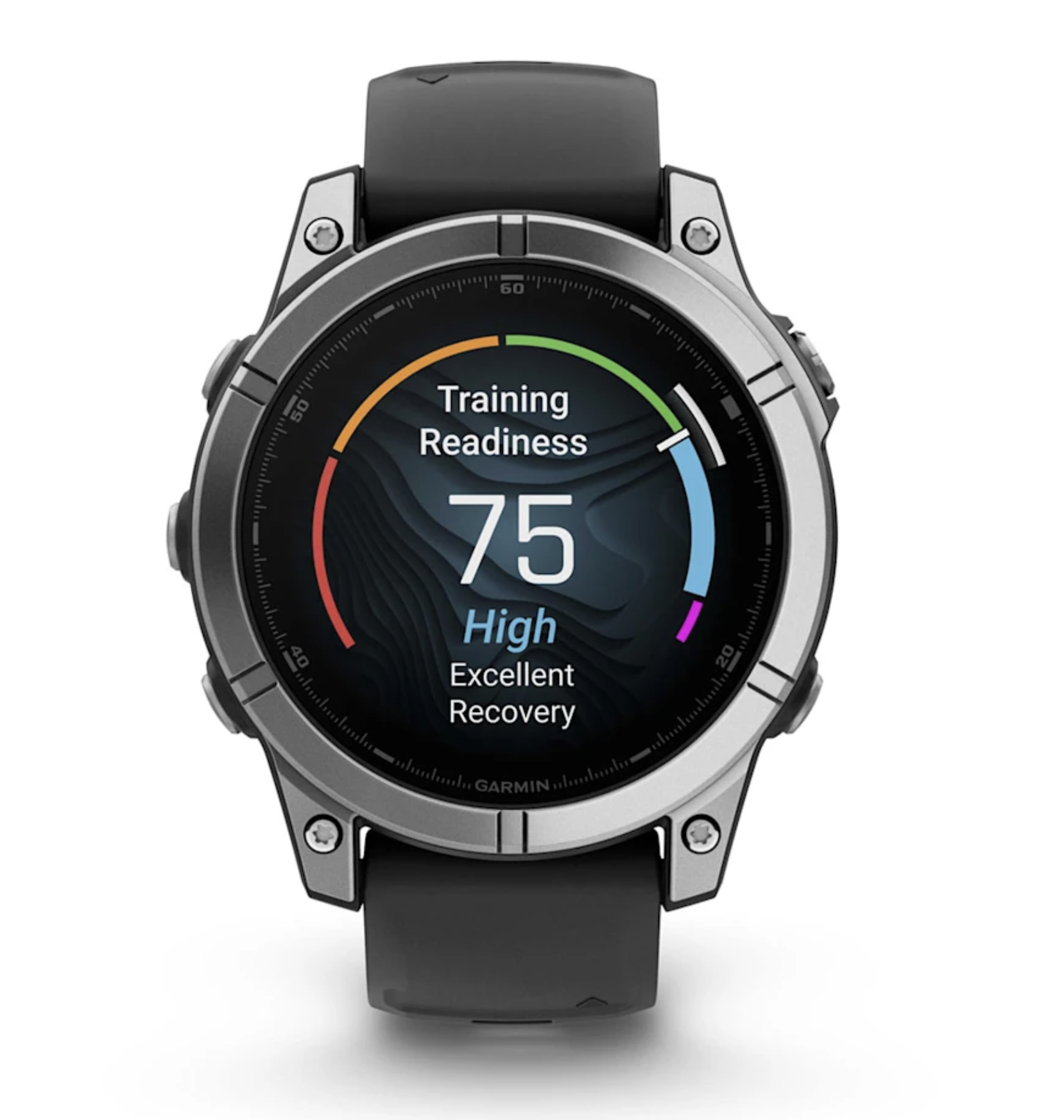 GARMIN 0100302501 - fēnix E AMOLED GPS-Smartwatch Slate Gray