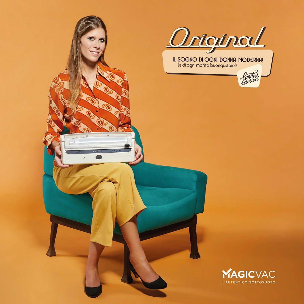 FLAEM V914PK1 - Vintage Design Vakuumierer in Beige