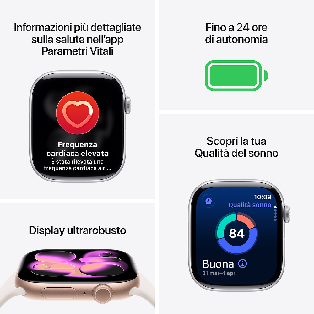 APPLE MFCA4QLA - Apple Watch 11 GPS 46mm Spacegrau