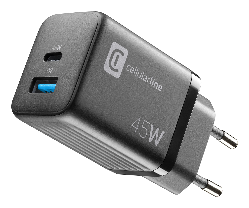 CELLULAR LINE ACHUSBGAN2PD45WK - Multipower Micro Ladegerät 45W