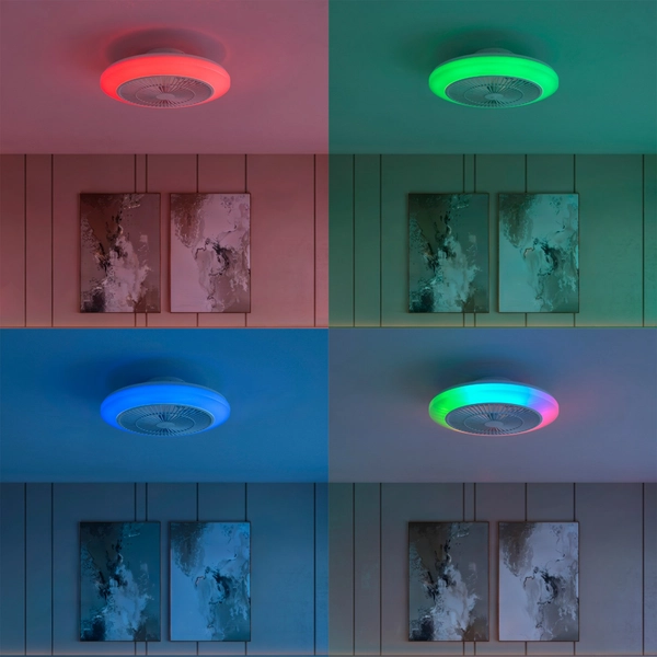 Philips 929004782201 - Deckenventilator Amigo RGB