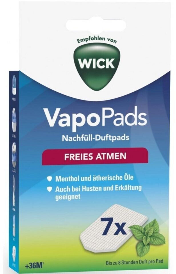 WICK WH7 Menthol Duftpads – 7er Pack