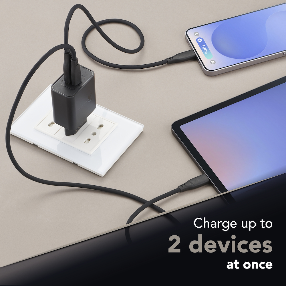 CELLULAR LINE ACHSMUSB2PD45WK - Dual Super Fast Charger 45W