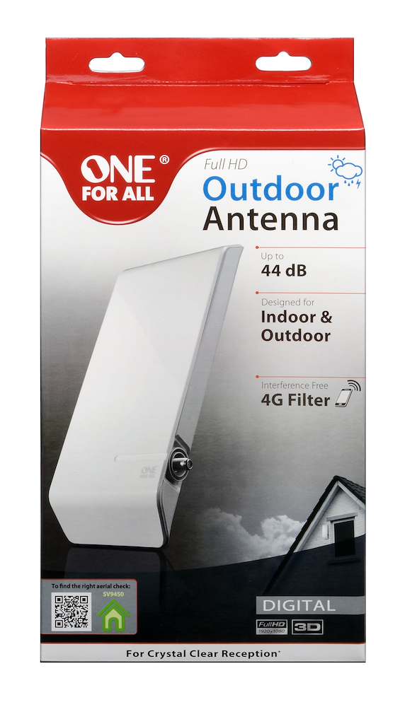 ONE FOR ALL SV9450NEW - DVB-T2 Außenantenne mit 5G Filter
