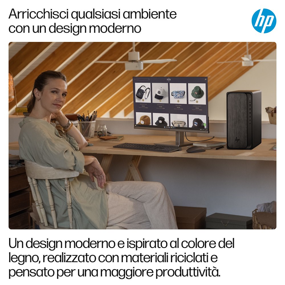 HP DW0P0EA - Desktop-PC mit Ryzen 5