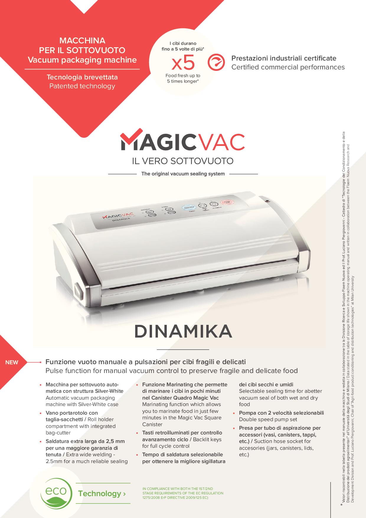 MAGIC VAC VG02PK1 - Dinamika Vakuumierer Weiß