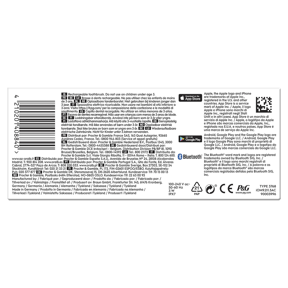 ORAL-B IO9SWHITE - Oral-B iO Series 9 Elektrische Zahnbürste White Alabaster