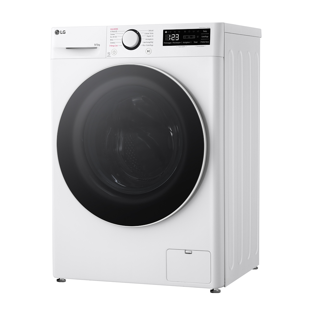 LG D2R5S09TSWW - Slim Waschmaschine und Trockner 9/5kg