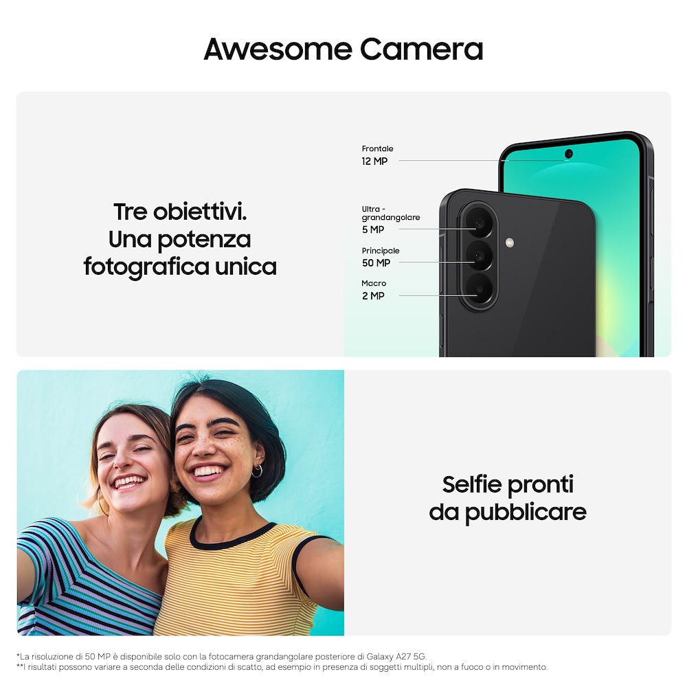 VODAFONE 13028549 - Smartphone Galaxy A27 Schwarz