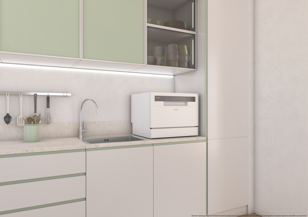 CANDY CP6E51LW - Candy 6 Plätze Geschirrspüler freistehend