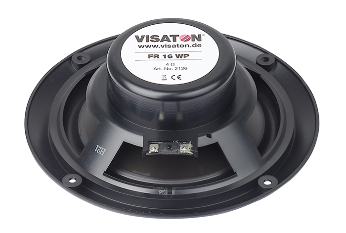 Visaton FR 16 WP 4 Ohm Einbau-Lautsprecher, wasserbeständig, 60W/80W