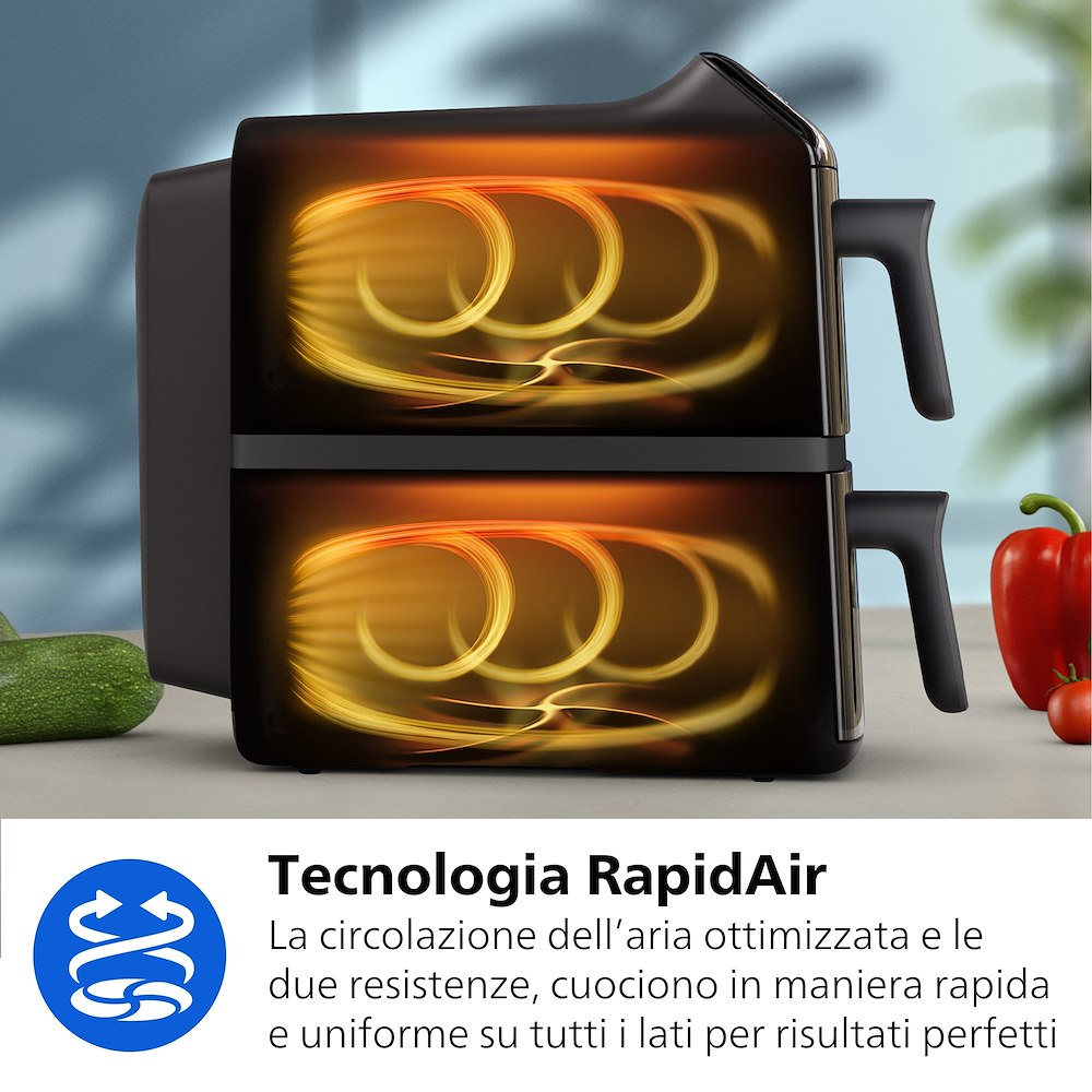 PHILIPS NA462 - Luftfritteuse mit 10L Kapazität