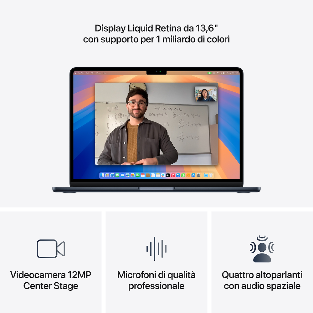 APPLE MW123TA - MacBook Air 13'' M4 16GB 256GB Midnight