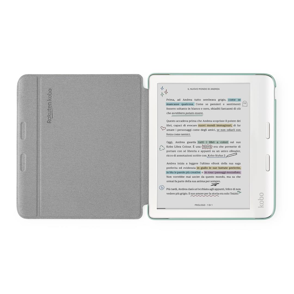 KOBO N428ACGROPU - Grüne Basic Hülle für Kobo Libra