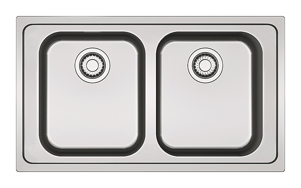 FRANKE RPX620 - Spülbecken 2 Becken Edelstahl
