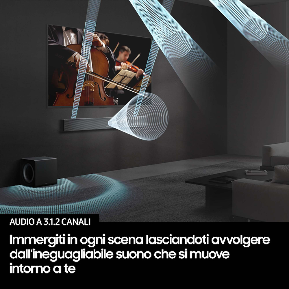 SAMSUNG HW-QS700F/ZF - Soundbar 3.1.2 Atmos Wireless