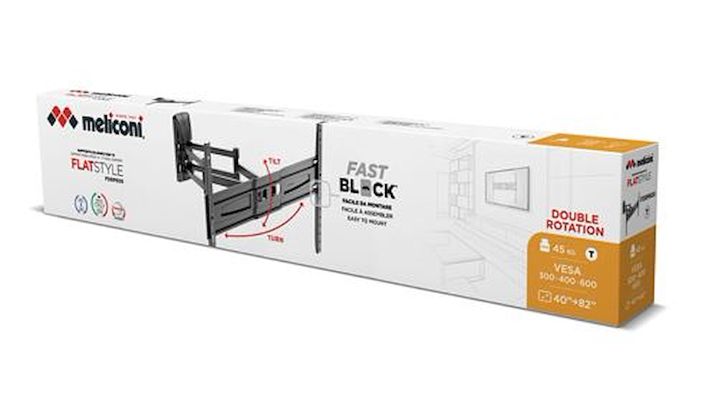 MELICONI 580471 - FLATSTYLE TV Halterung FDRP 600 IT