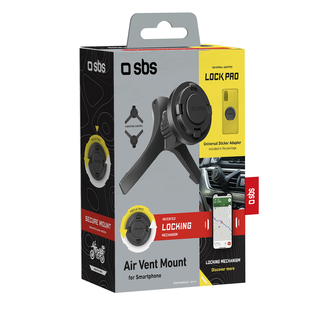 SBS TEURTRIAIRCLIP - Lock Pro Autohalter