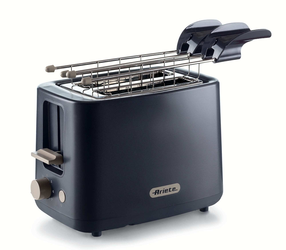 ARIETE 157DARKGREY - Toaster Dunkelgrau 760W mit 7 Programmen