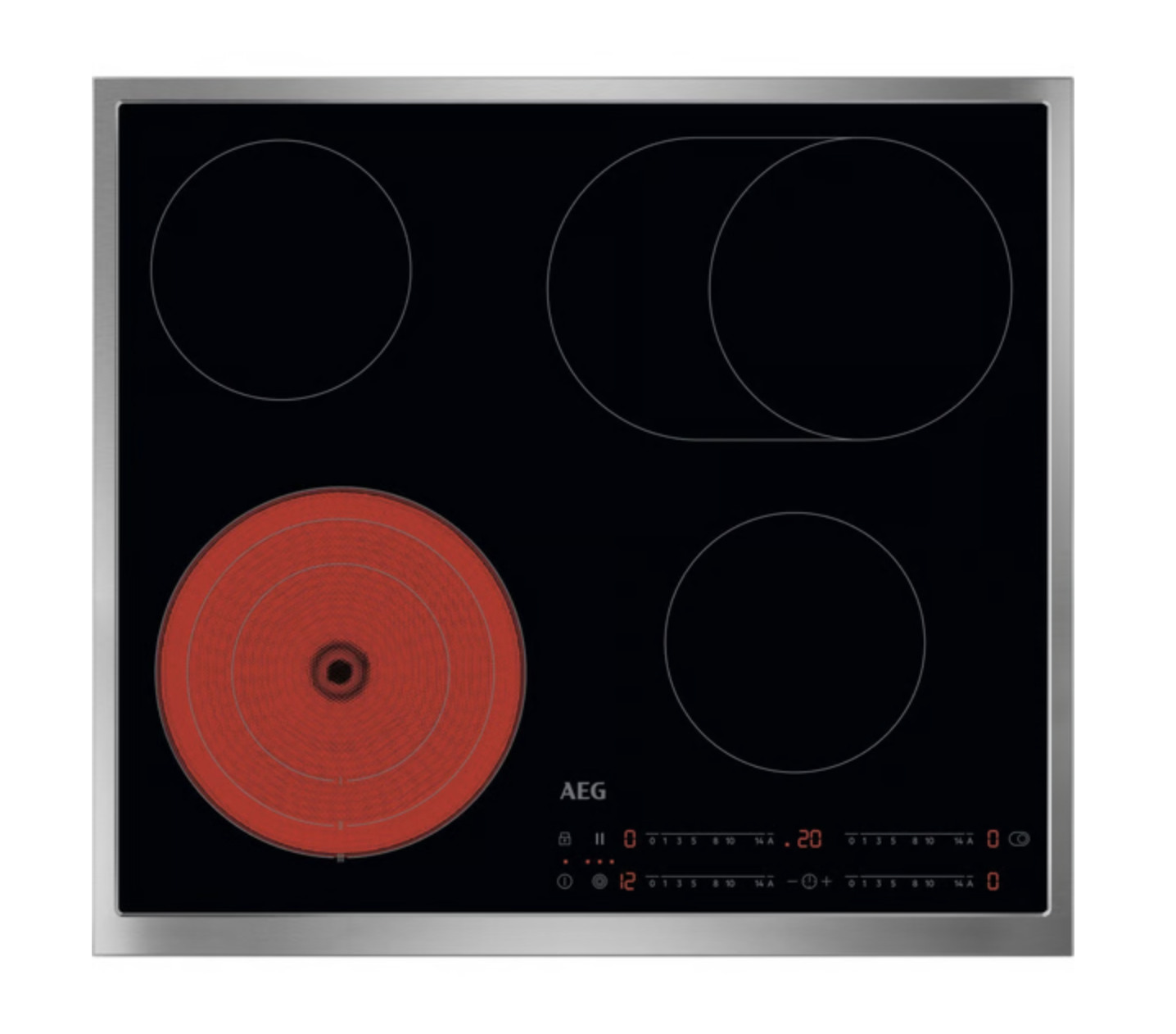 AEG TO64RAX7XB - Autarkes Glaskeramikkochfeld 60 cm