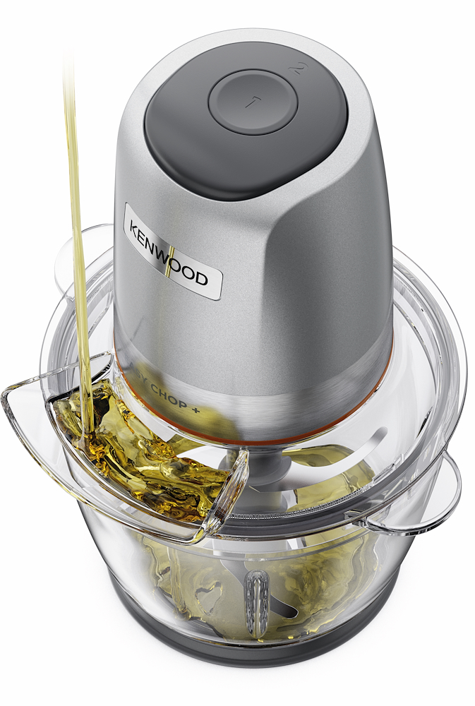 KENWOOD CHP62400SI - Kenwood Easy Chop+ Zerkleinerer mit Glasbehälter CHP62.400SI